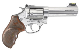 Ruger SP101 .357 Magnum 4.2 in Barrel Double Action Only Revolver, Gloss Stainless, 5 Rounds