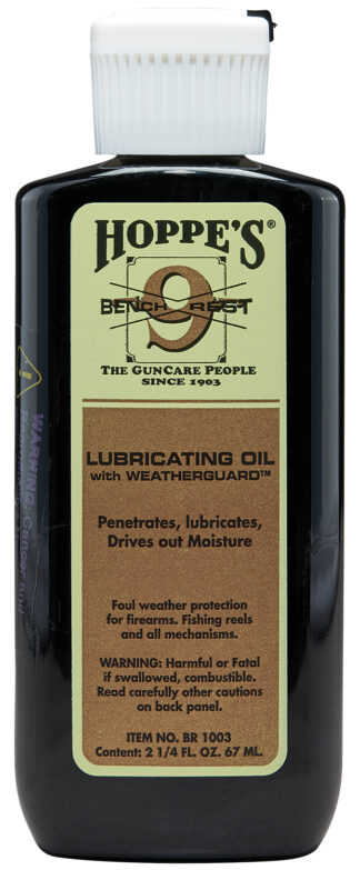 Hoppe's BR1003 No. 9 Bench Rest Lubricating Oil 2.25 oz. Squeeze Bottle 10 Per Pack