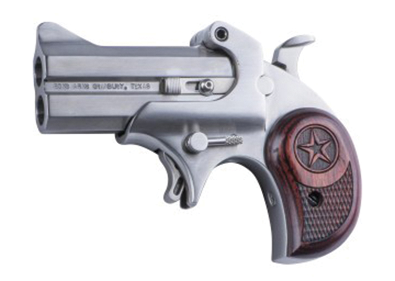 Bond Arms Cowboy Defender .45 Long Colt/.410 3 in Single Action Derringer, Rosewood/Stainless