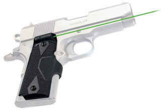 Crimson Trace LG-404G Lasergrips Green Laser Sight for 1911 Compact, Black Polymer