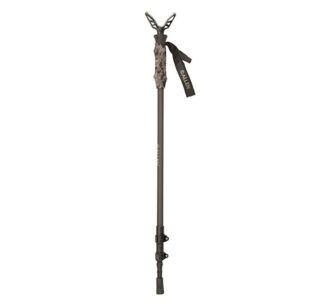 Allen Axial Premium Carbon Fiber Shooting Stick Extends to 61 in, Padded Strap, Grey