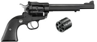 Ruger Single-Six Convertible Single-Action Revolver .22 LR / .22 Mag, 6.5 in, Blued, 6 Rounds