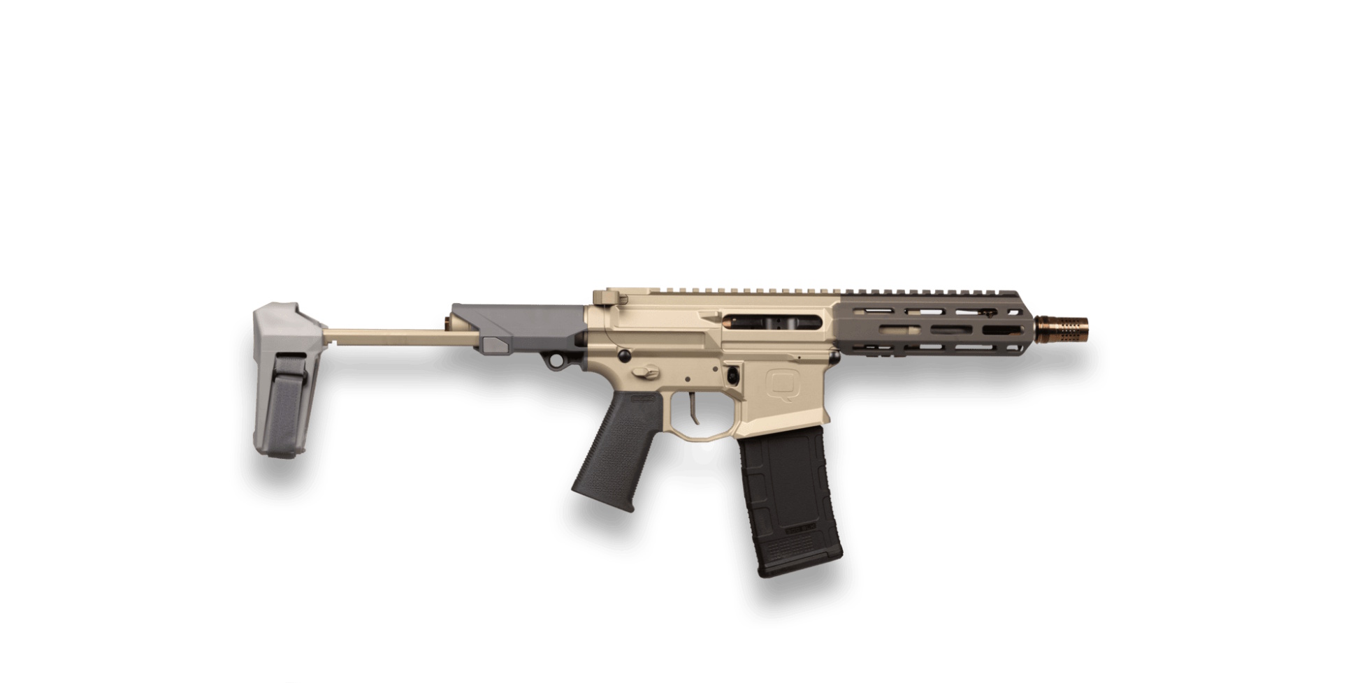 Q LLC Honey Badger Pistol 300 AAC Blackout 7 in Semi-Auto
