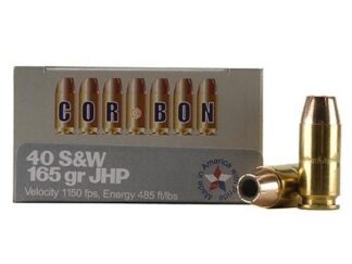 Cor-Bon Self-Defense JHP .40 S&W 165 Grain 20-Round Box