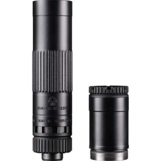 Dead Air Mojave 9 Modular 9mm Suppressor W/ 1/2x28 Piston, Black, 5.89/7.64 in