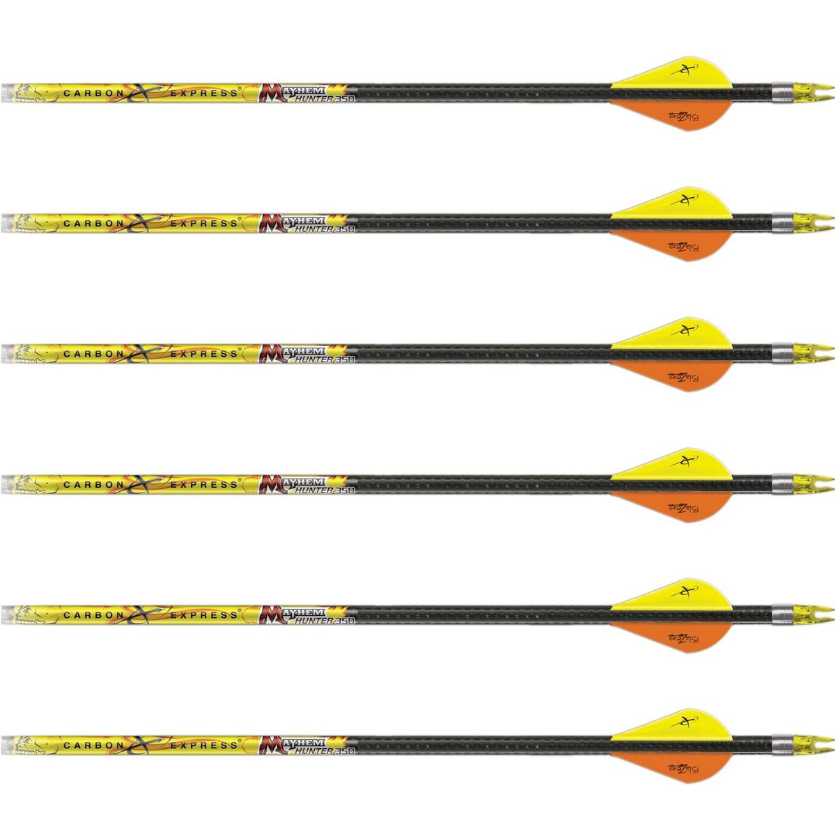 Feradyne Mayhem Crossbow Bolts 6-Pack, 20 in, 320 gr