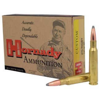 Hornady Custom Lite .275 Rigby 140 gr InterLock Spire Point (SP) 20 Rounds Per Box