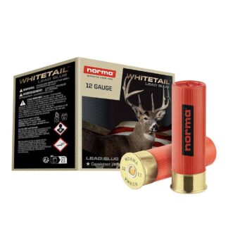 Norma Whitetail 12 Gauge 2.75 in Slug 1 oz, 25 Rounds Per Box