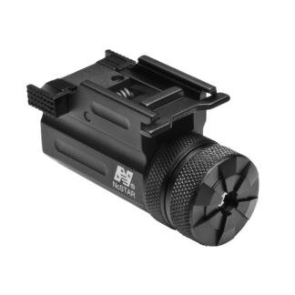 NCStar Ultra Compact Green Laser with Quick Release Weaver Mount, 1mm Dot, <5 mW, Black Anodized