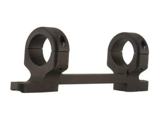 DNZ Remington 700 Long Action 30mm Medium 1-Piece Scope Mount, Black with 8-40 Screws