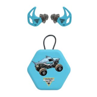 AXIL Monster Jam X20 Ear Plugs 17dB or 19dB Megalodon Blue