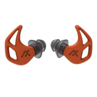 AXIL X20 Passive In-the-Ear Ear Plugs, Blaze Orange (17-24dB)