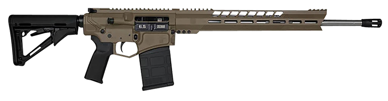 Diamondback DB10 6.5 Creedmoor Semi-Auto 20 in Stainless Steel Barrel FDE M-Lok
