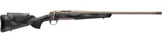 Browning X-Bolt 2 Speed HD 7mm PRC Bolt Action Rifle, 24 in, 3+1, Smoked Bronze Camo/Black Overmold