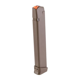 Glock G17 9mm 33-Round Detachable Magazine, Flat Dark Earth (FDE)