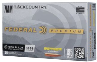BACKCOUNTRY 7mm 195gr Berger Elite  20/Bx