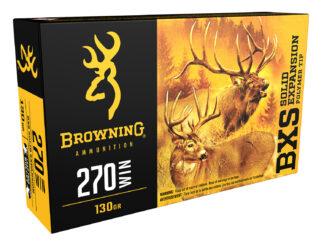 Browning BXS .270 Winchester 130 gr Copper Polymer-Tipped Solid Expansion (20 Rounds)