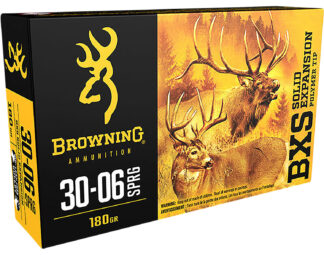 Browning BXS .30-06 Springfield 180 gr Polymer-Tip Solid Expansion Lead-Free, 20 Rounds