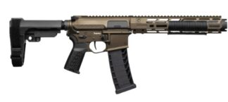 CMMG Zeroed Banshee Mk4 9mm 6.5 in Threaded Barrel 33 Rounds Bronze RipBrace
