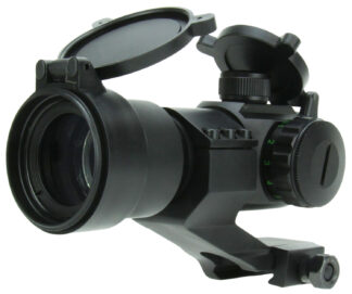 TacFire RD004 1x30 Dual Illuminated Red/Green Dot Sight, 2 MOA Dot, Black Anodized