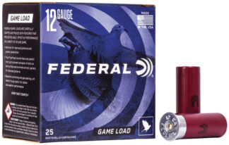 Federal Game-Shok Upland 12 Gauge 2.75 in 1 oz #8 Shot, 25 Rounds