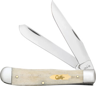 Case Trapper Natural Bone Smooth Natural Bone 3.25in Clip Point 3.27in Spey