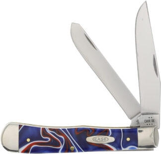 Case CAE Trapper Patriotic Kirinite Clip Point Spey