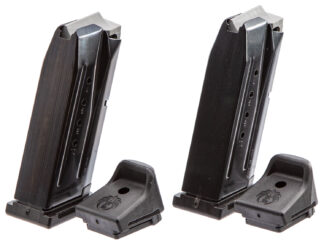 Ruger Security-9 Compact 10rd 9mm Detachable Magazine, Black Oxide Steel (2-Pack)