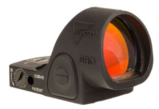 Trijicon SRO 2.5 MOA Red Dot, 1x, Matte Black, Forged 7075-T6 Housing