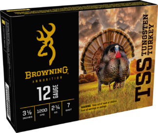 Browning TSS Tungsten Turkey 12 Gauge 3.5 in #7 Shot, 5 Rounds/Box