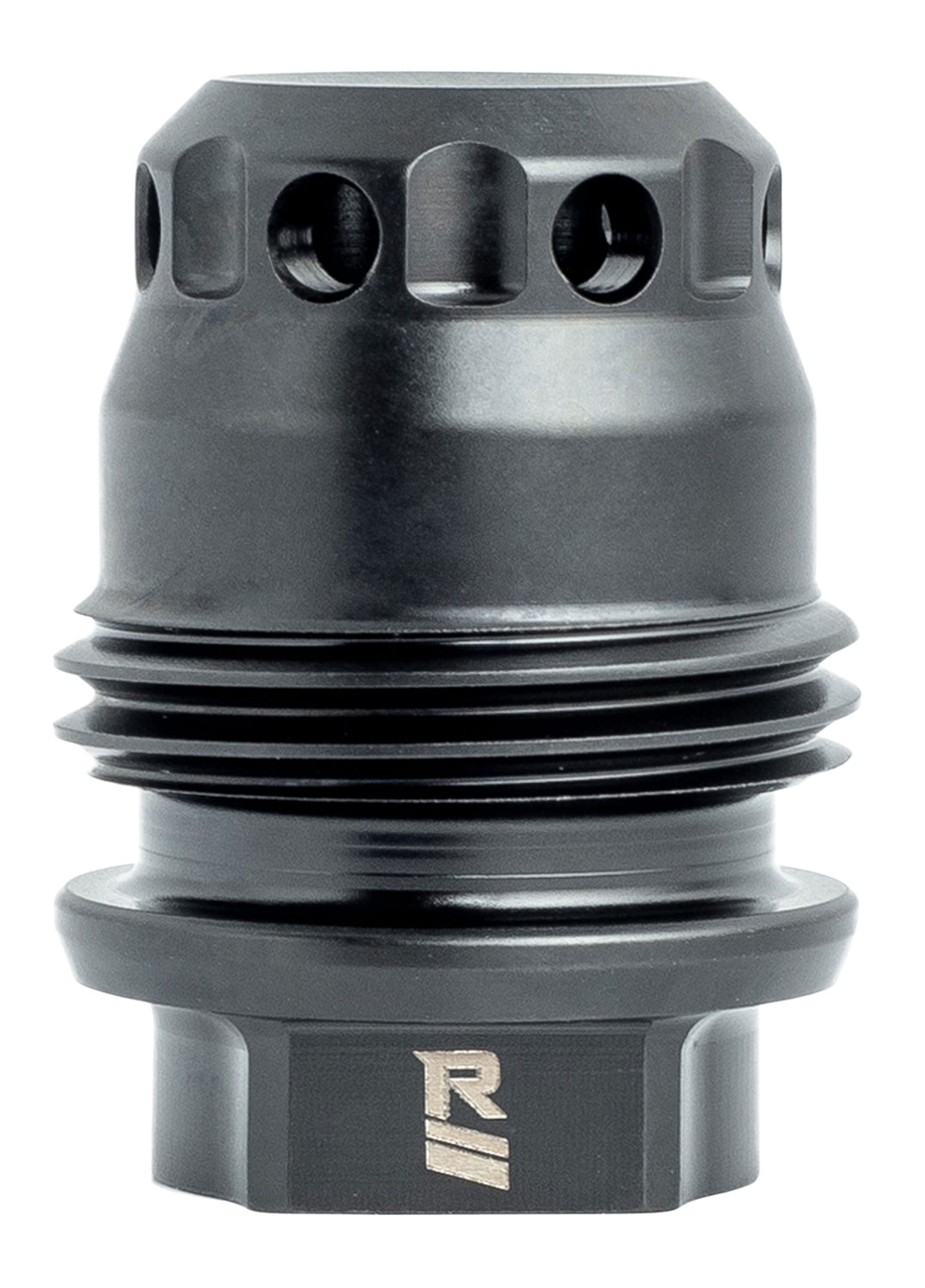 Rugged Suppressors M2 Brake Muzzle Brake, Black, 5/8-24 Tpi, 1.30 in OAL