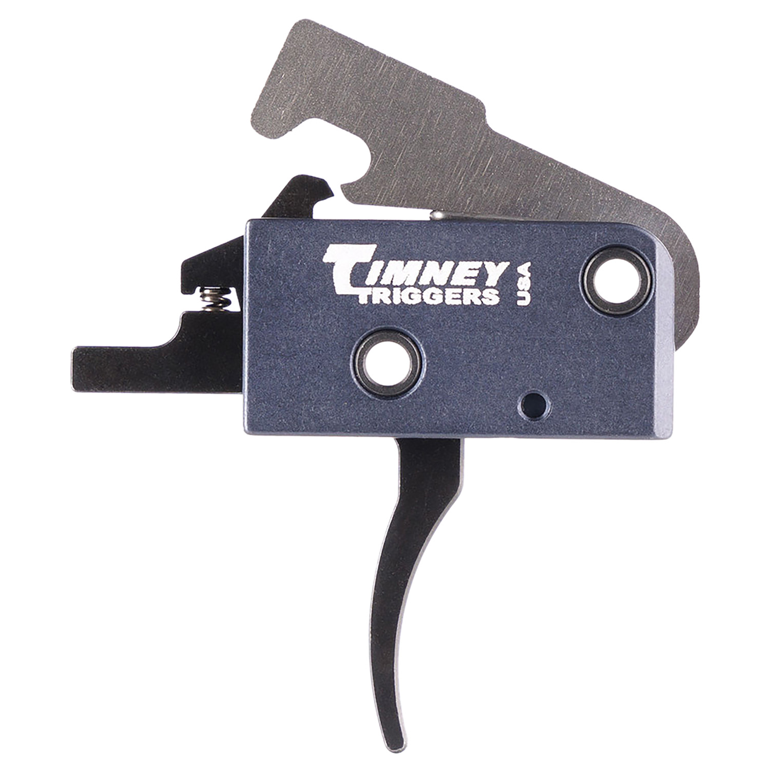 Timney Impact Curved Trigger, 3 lb Break, Black Finish, Fits Mil-Spec ARs