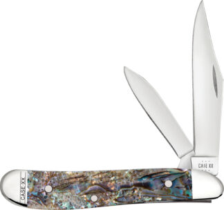 Case Smooth Abalone Peanut Clip Point Pocket Knife