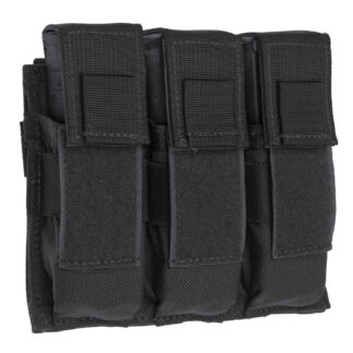 Tac Shield T3603BK Triple Universal Pistol MOLLE Pouch, Black