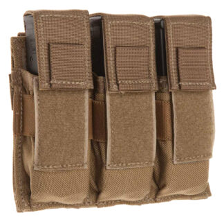 Tac Shield T3603CY Triple Universal Pistol Molle Pouch, Coyote 1000D Nylon