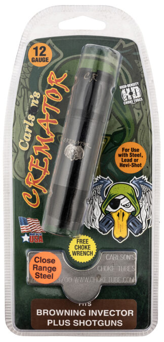 Carlson's Choke Tubes 11623 Cremator Invector Plus Browning 12 Gauge Close Range Non-Ported 17-4 Stainless Steel