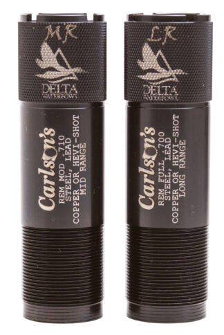 Carlson's Delta Waterfowl 12 Gauge Rem Choke Tubes, Mid/Long Range, Extended, 2-Pack