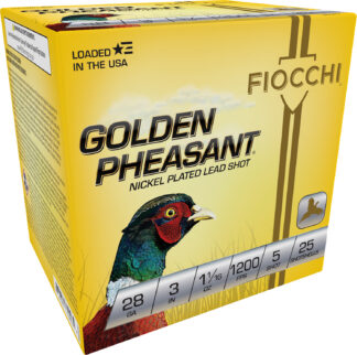 Fiocchi Golden Pheasant Extrema 28 Gauge 3 in #5 Shot 25 Rounds