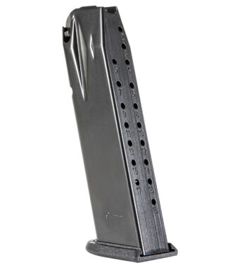 Walther PDP Full Size 9mm Luger 18-Round Detachable Magazine, Black Steel