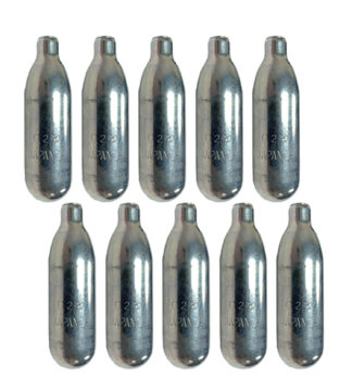 Byrna Technologies CO2310 8 Gram CO2 Cartridges, 10-Pack with Oiler