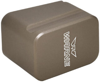 Warne 3113 Magazine Extension for Glock 17/22, Adds +5 (9mm Luger) or +4 (40 S&W), FDE