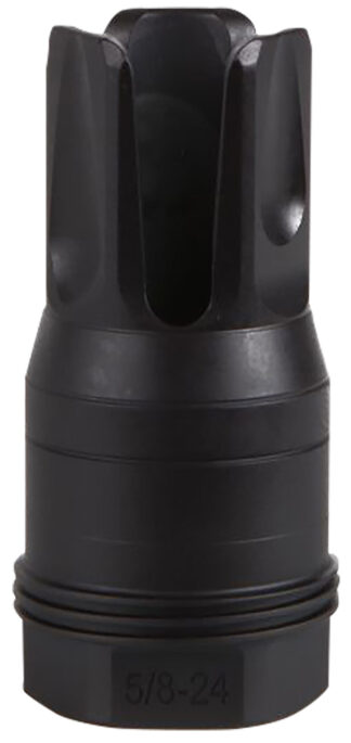SIG Sauer Clutch-Lok QD 7.62mm Flash Hider, 5/8x24 TPI, 90-Degree Taper, Black Stainless Steel