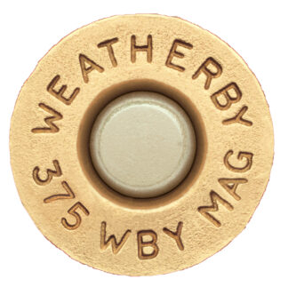 Weatherby BRASS375 .375 Weatherby Mag Unprimed Brass Cases (20)