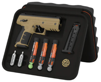 Byrna SD Kinetic Kit .68 Cal 5-Round CO2 Tan Polymer with Fixed Black Sights