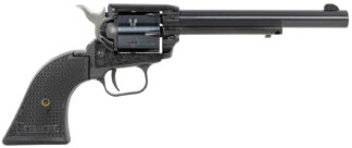 Heritage Arms Rough Rider .22 LR/.22 WMR Single Action Revolver, 6-Shot, 6.5 in, Black