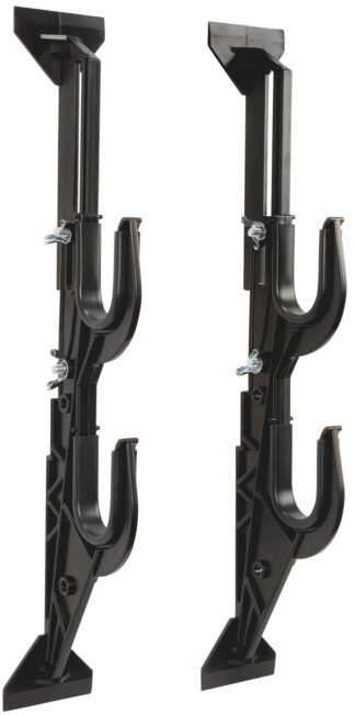 Allen Gun/Accessory Rack 17450 Window Mount, Black Plastic, Holds 2