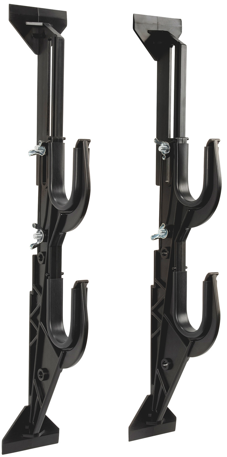 Allen Gun/Accessory Rack 17450 Window Mount, Black Plastic, Holds 2