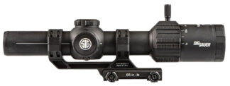 Sig Sauer Tango-MSR 1-6x24 LPVO Illuminated BDC6 Reticle with Alpha-MSR Mount, Black