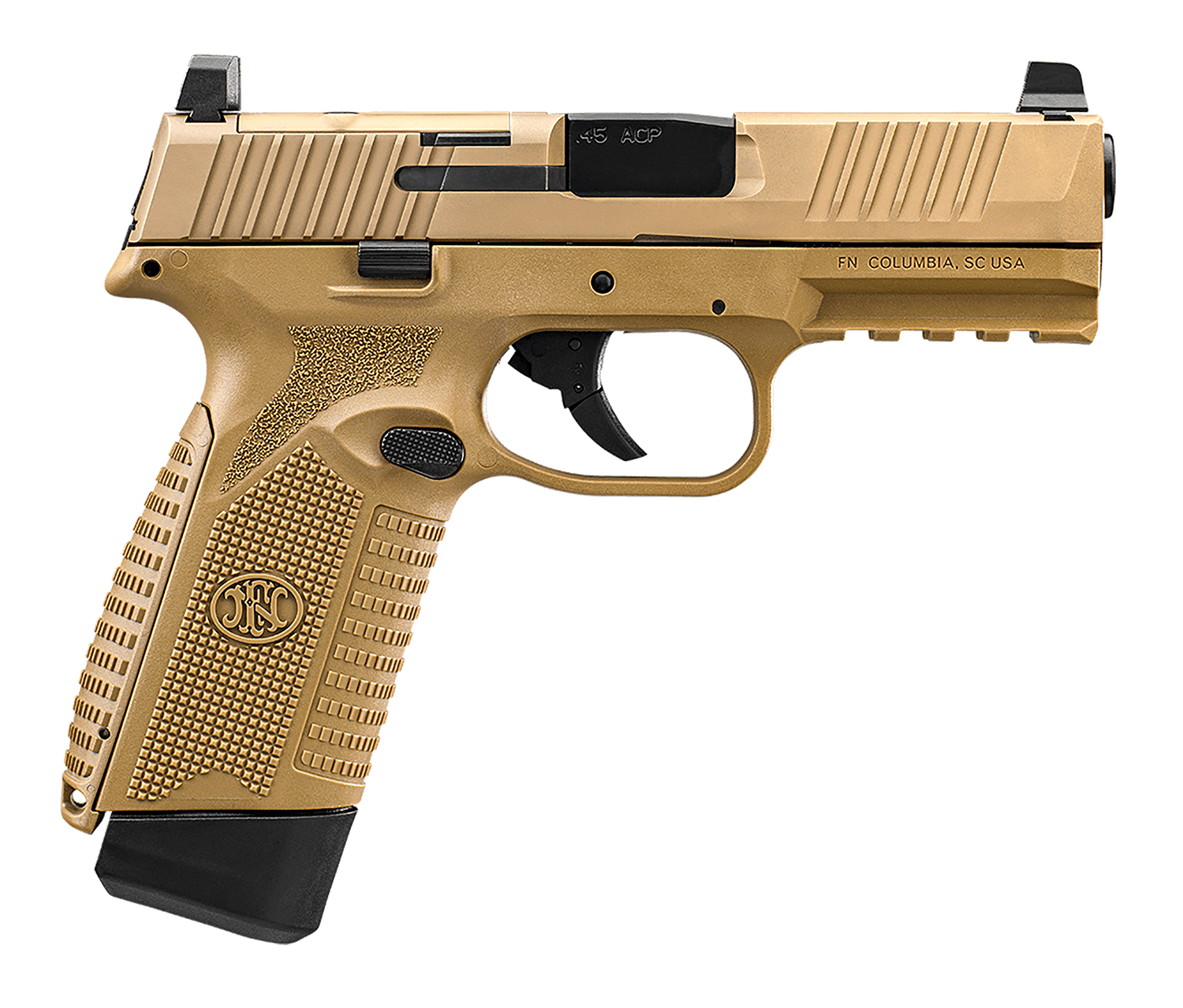 FN 545 MRD .45 ACP Semi-Auto Striker-Fired 4.1 in Barrel, 15+1 Rounds, Flat Dark Earth