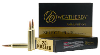 Weatherby Select Plus .28 Nosler 180 gr Berger EH (20 Rounds)